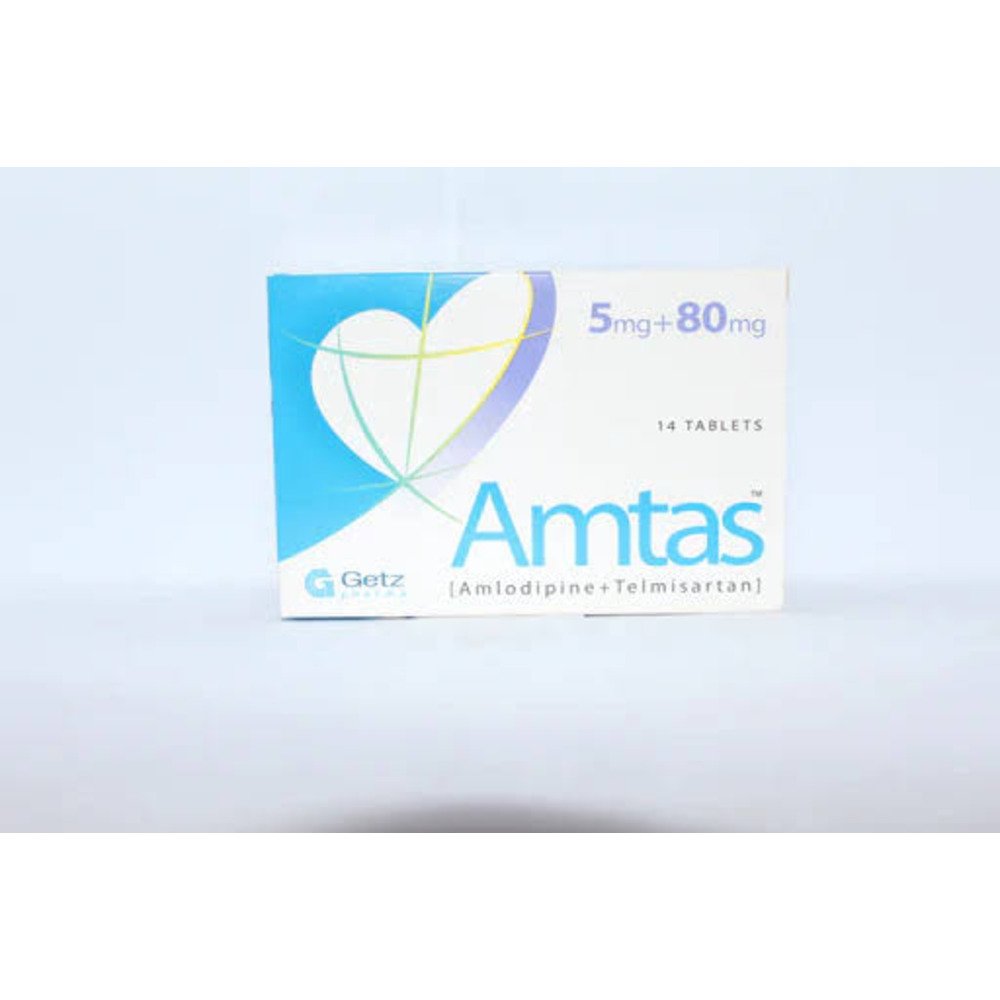 Amtas 5 mg 80 mg tablet 2 x 7's Amtas 5 mg / 80 mg