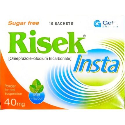 Risek Insta Sugar Free 40 mg 1680 mg sachet 1 x 10 Sachets